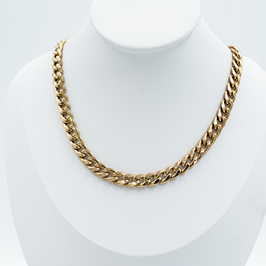 Yellow Gold Chunky Curb Chain