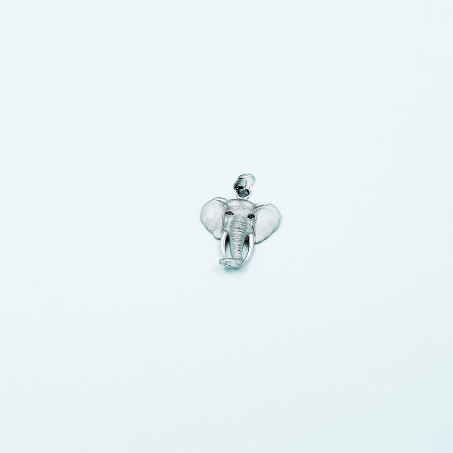 elephant .01ct dia 3gm