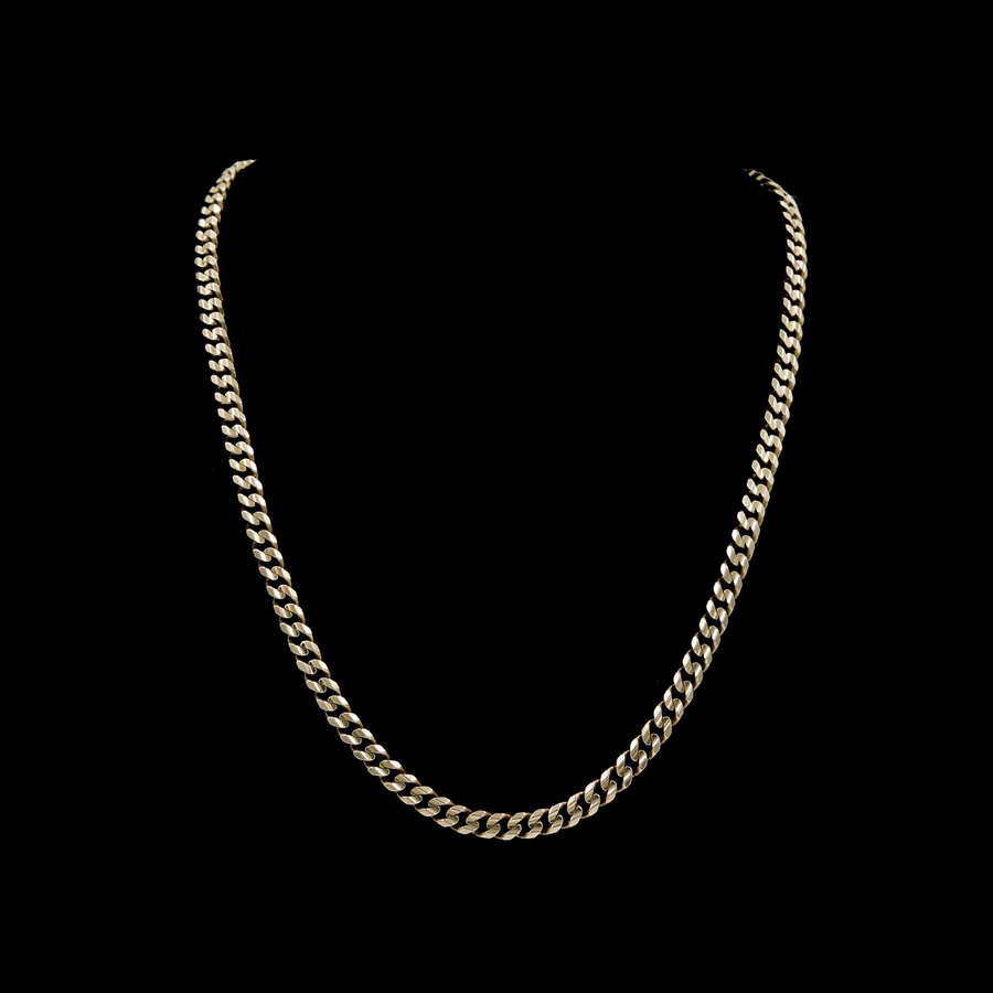 Mens Yellow Gold Miami Cuban Link Chain