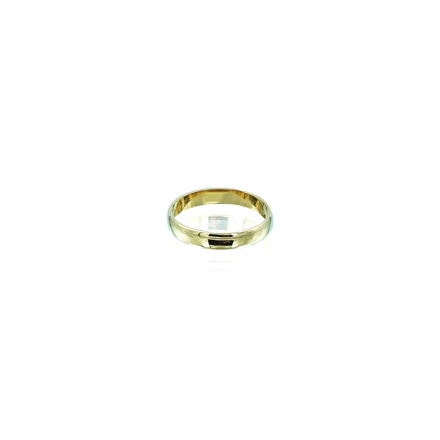 Mens 9ct Yellow Gold, Plain Band Ring