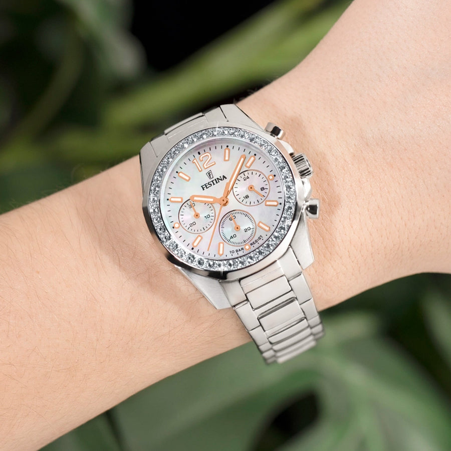 Festina Women's Mother of Pearl Watch