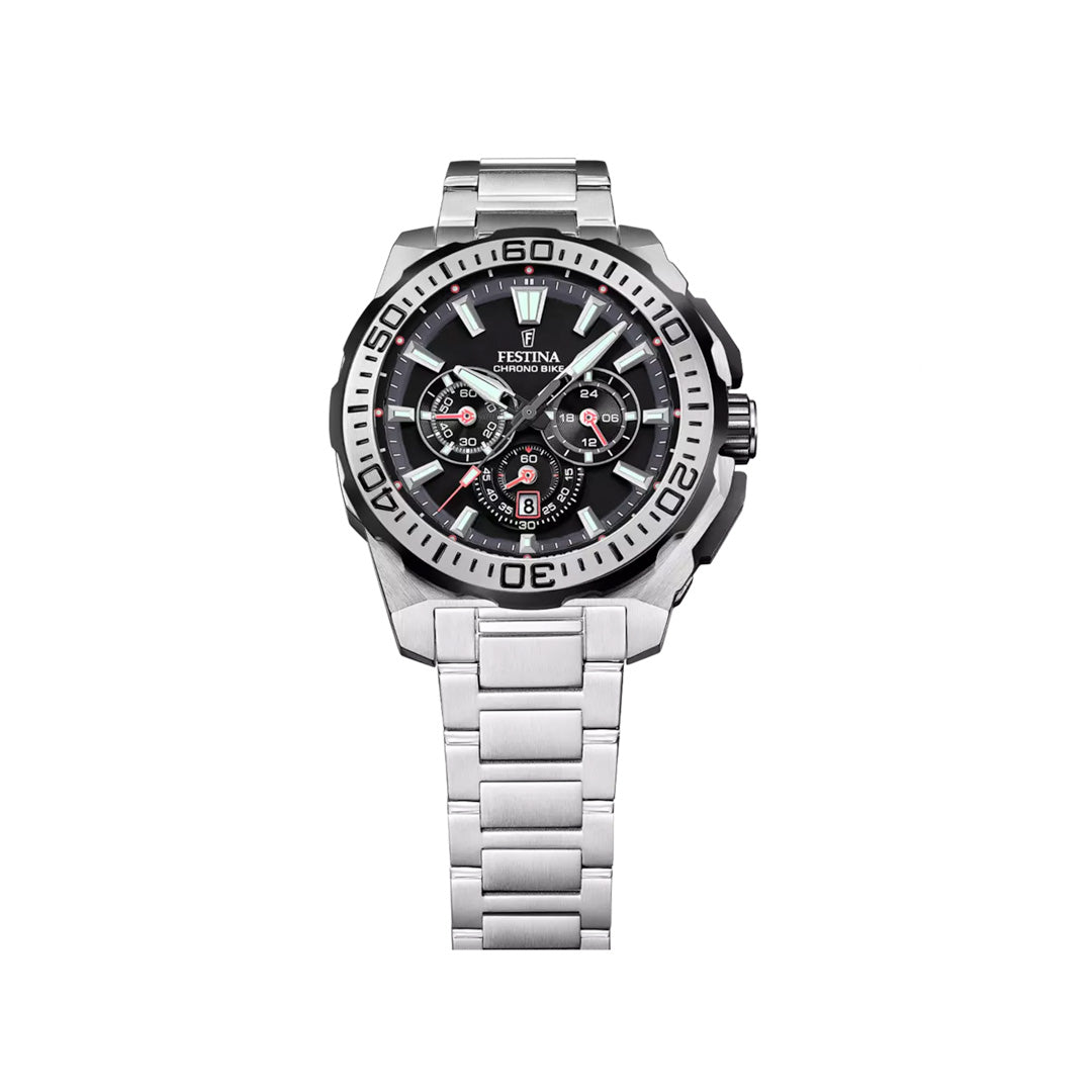 Festina Men's Black Chrono Bike Watch