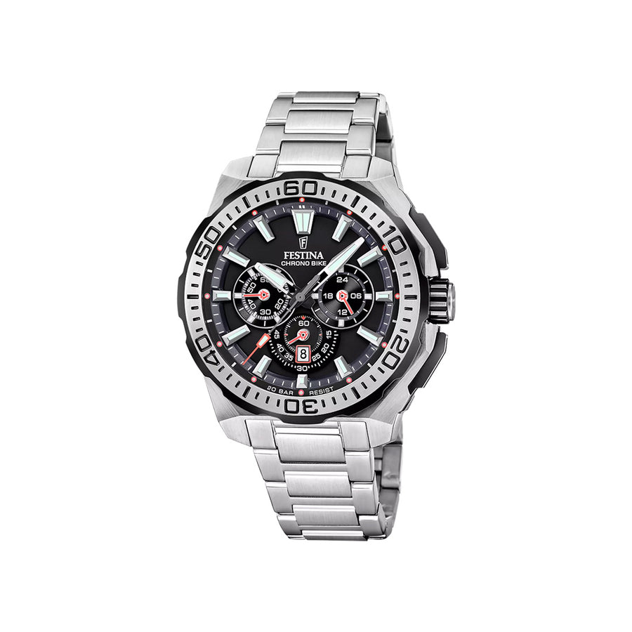 Festina Men's Black Chrono Bike Watch