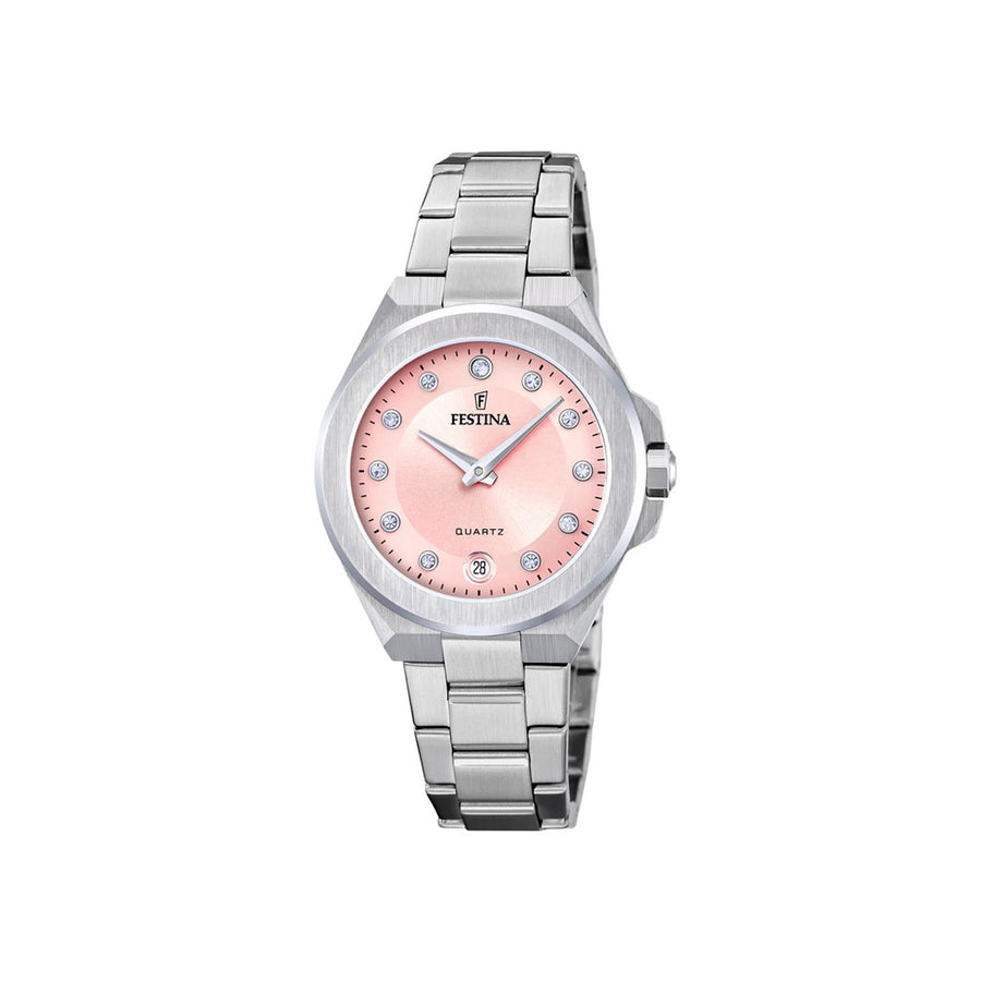 Festina Mademoiselle ,Pink Dial, Stainless Steel Watch