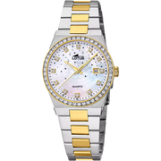 Lotus Women's White Stainless Steel Watch