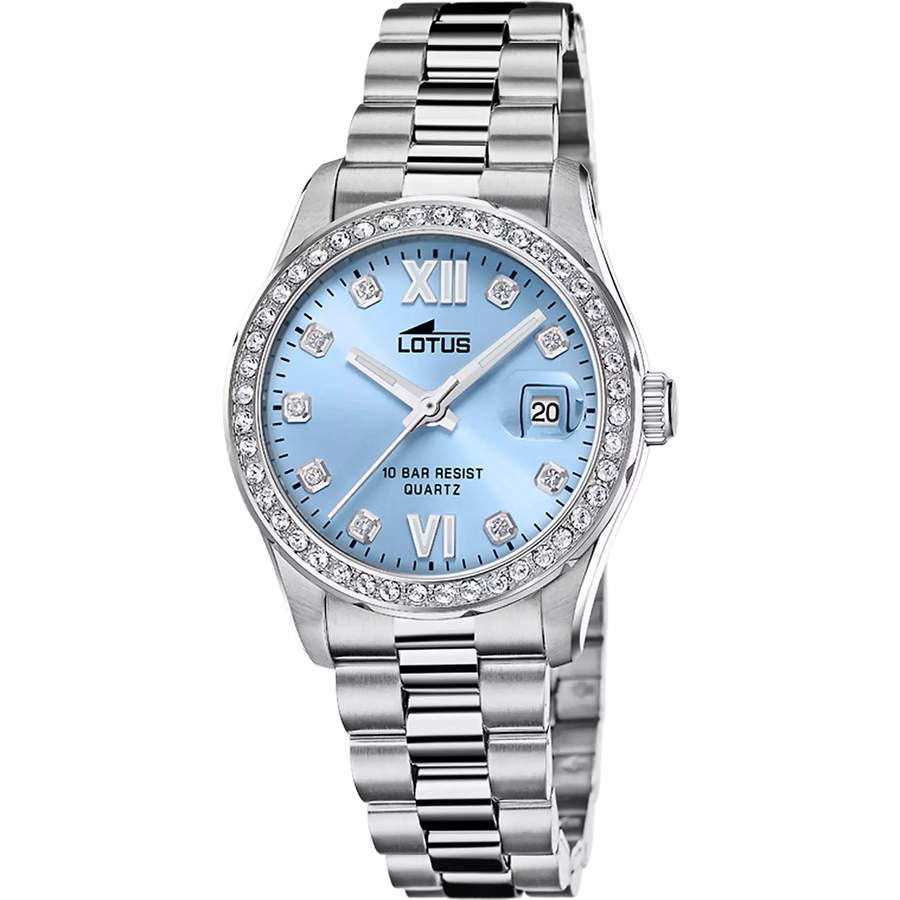 Lotus Women's Blue Freedom Stainless Steel Watch