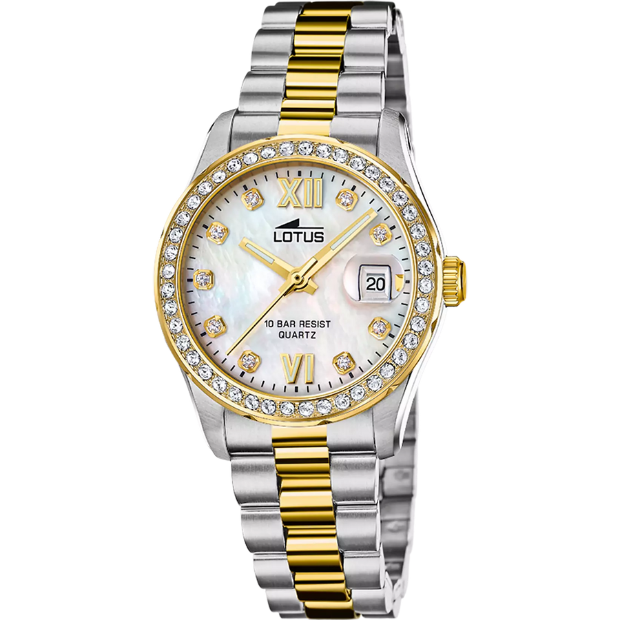 Lotus Women's Beige Freedom Stainless Steel Watch