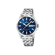 Festina Classic Stainless Steel, Blue Dial, Day Date watch