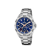 Festina Multifunction, Stainless Steel, Blue Dial Watch