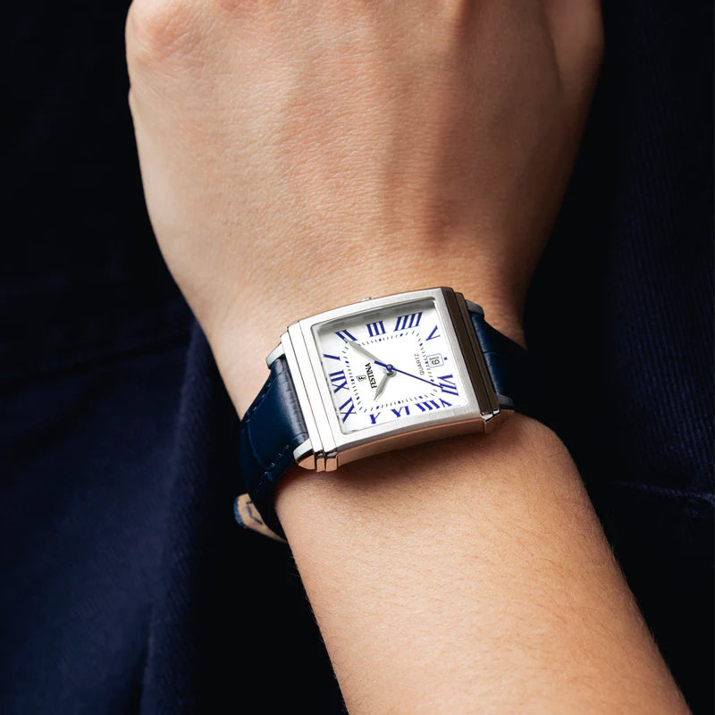 Festina On The Square Stainless And Leather Watch
