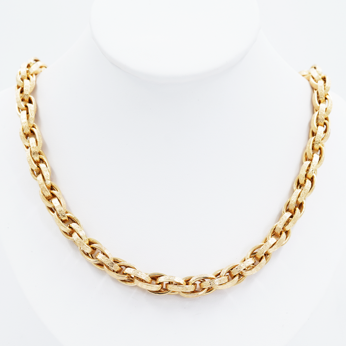 Yellow Gold Prince of Wales Link Chain – Tocknell Engravers