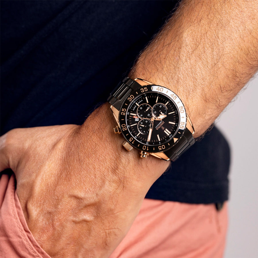 Festina Men's Black Steel, Ceramic Watch