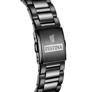 Festina Men's Black Steel, Ceramic Watch