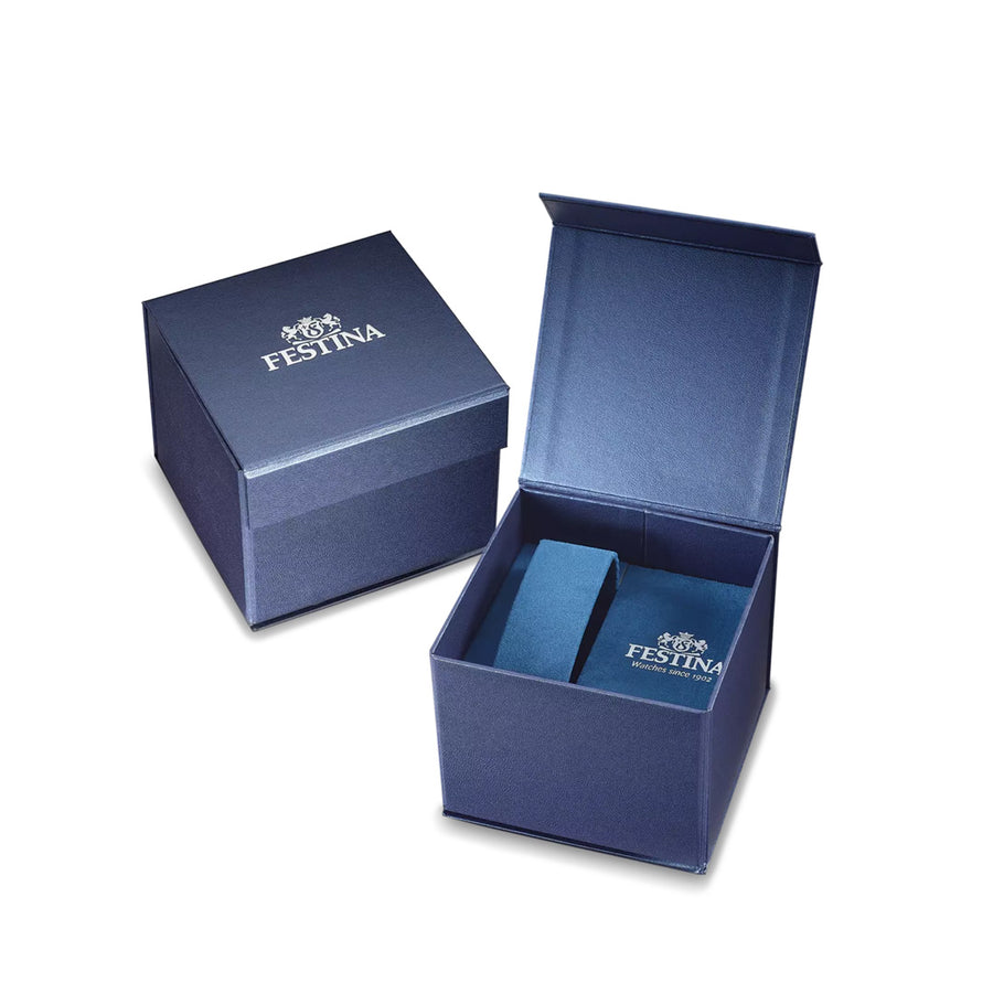 Festina Men's Classic Green and Leather Watch