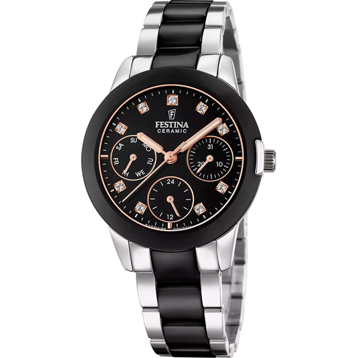 Festina Black Ceramic Watch