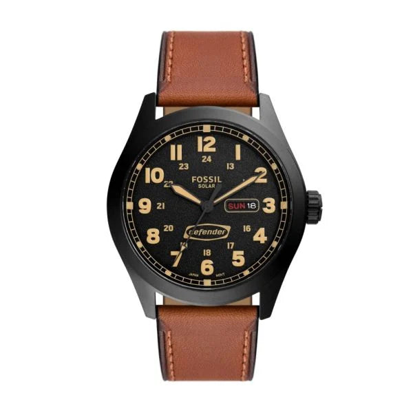 Fossil Defender Solar-Powered Day Date Watch