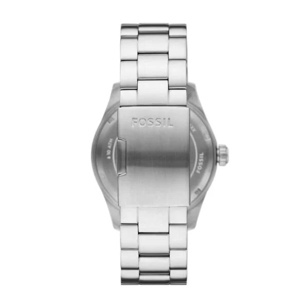 Fossil Defender Solar-Powered Day Date Stainless Steel Watch