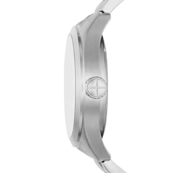 Fossil Defender Solar-Powered Day Date Stainless Steel Watch