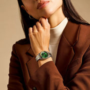 Fossil Scarlette Green Dial With Date Watch