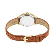 Fossil Gilmore Gold and Brown Leather Watch