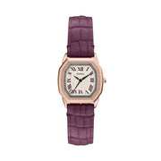 Fossil Harlow Burgundy Leather Watch