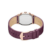 Fossil Harlow Burgundy Leather Watch